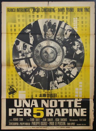 a movie poster with a circular design