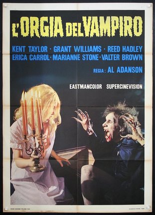 a movie poster of a man and a woman holding candles