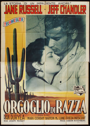 a movie poster of a man and a woman