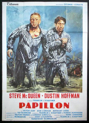 a movie poster of two men in striped pajamas