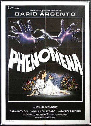 a movie poster with a woman in a white dress