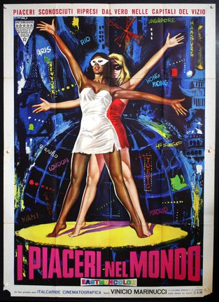 a poster of two women dancing