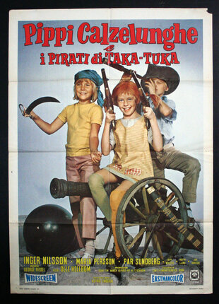 Pippi Calzelunghe e i Pirati di Taka-Tuka, Original Vintage Poster