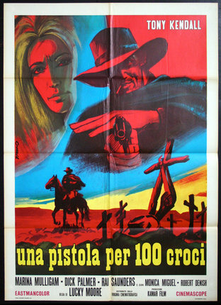 a movie poster with a woman and a man on a horse