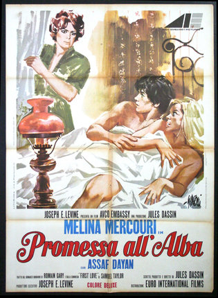 a movie poster of a man and woman