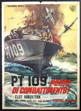 a poster of a military ship