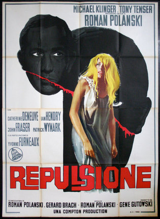 a movie poster with a woman and a man