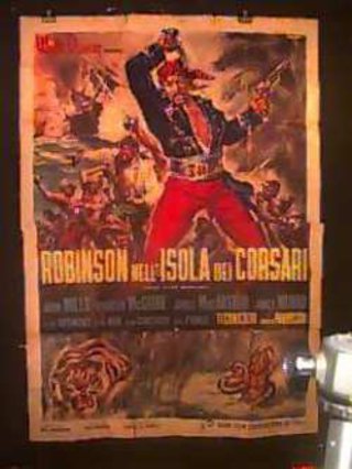 a poster of a pirate