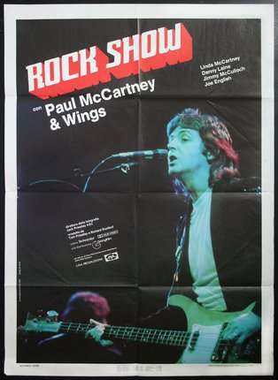 a poster of a rock show