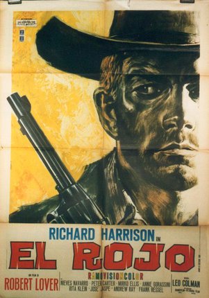 a movie poster of a man with a gun