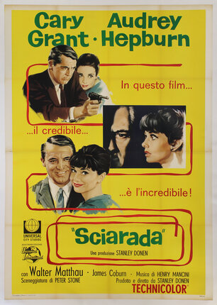 a movie poster of a man and woman