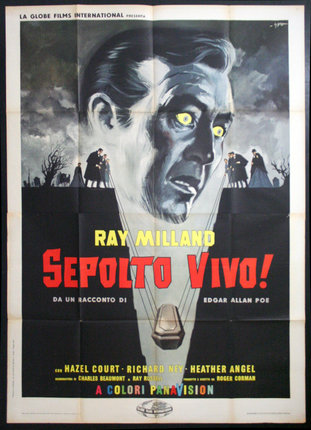 a movie poster of a man with yellow eyes