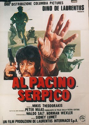 a movie poster with a hand and a man holding guns
