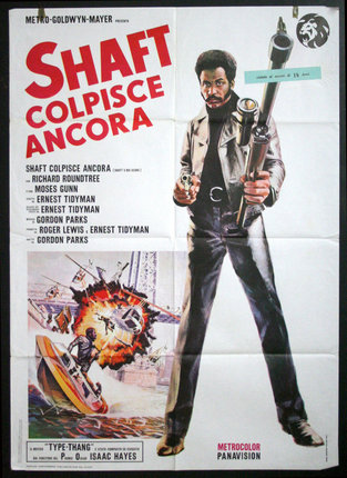 a movie poster of a man holding a gun