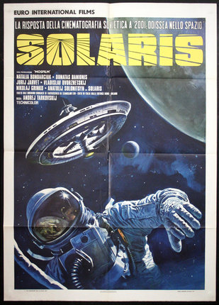 a poster of an astronaut in space