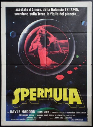 a movie poster of a woman in a bubble