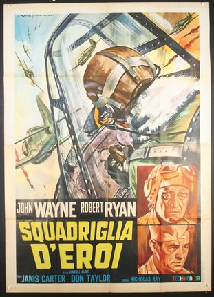 a movie poster of a man in a helmet