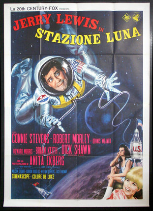 a movie poster of a man in a space suit