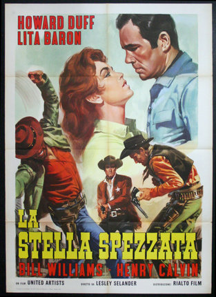 a movie poster with a woman and men