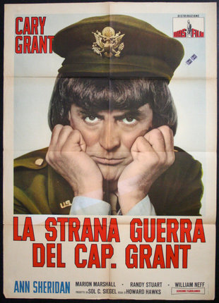 a poster of a man with his hands on his face