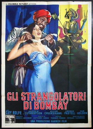 a movie poster of a woman tied to a man