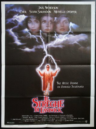 a movie poster with lightning strikes