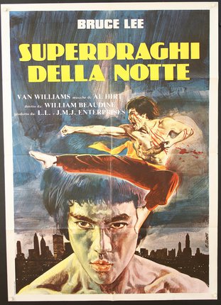 a movie poster of a man fighting
