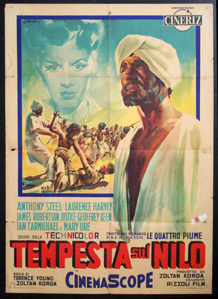 a movie poster with a man in a turban