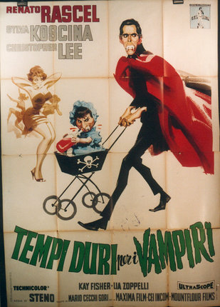 a poster of a man and a child