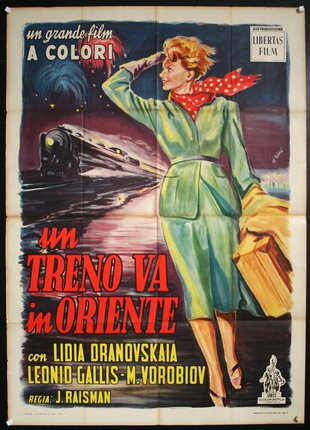 a poster of a woman saluting