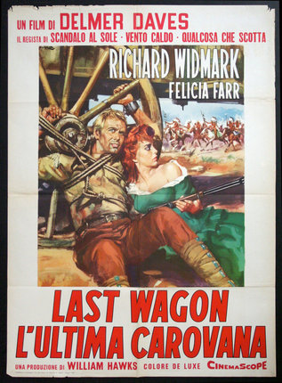 a movie poster of a man and a woman holding guns