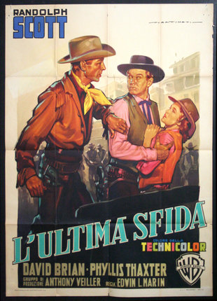a movie poster of men and a girl