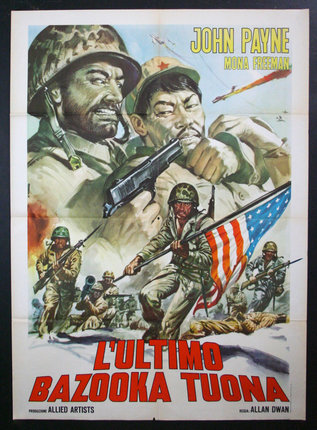 a poster of soldiers holding guns