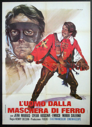 a poster of a man in a mask