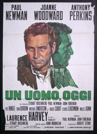 a movie poster of a man and a man with green paint