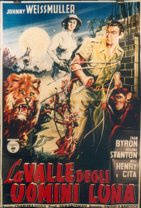 a movie poster with a man holding a rope