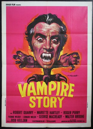 a poster of a vampire