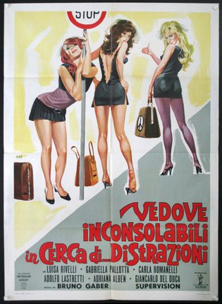 a poster of women in short skirts