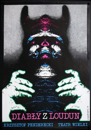 a poster of a man with hands