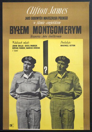 a poster of two men wearing military uniforms