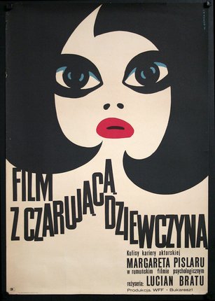 a poster of a woman with a red lips