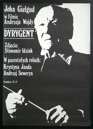 a poster of a man holding a violin
