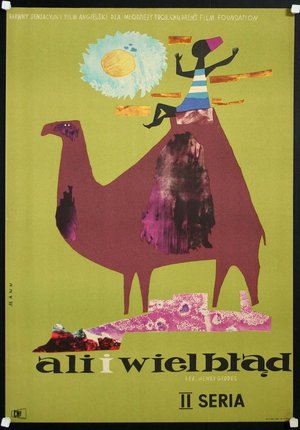 a poster of a camel