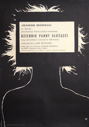 a poster with a silhouette of a person's head