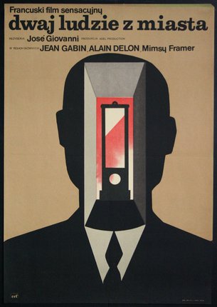 a poster of a man with a light bulb in his head