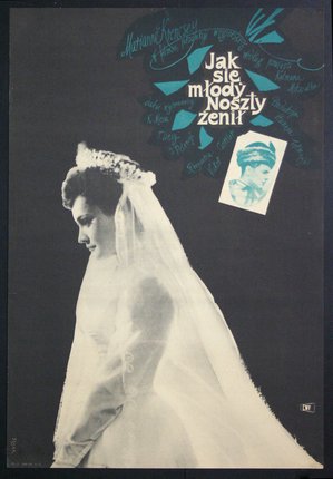 a poster of a woman in a wedding dress