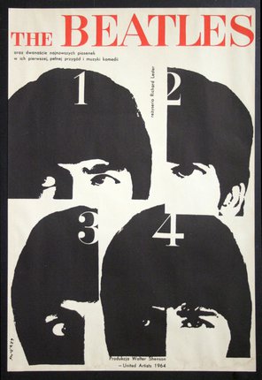 a poster with a group of faces