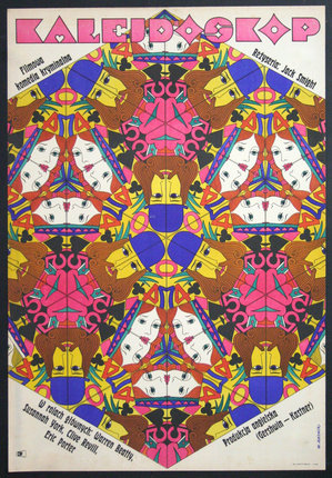 a colorful pattern on a playing card