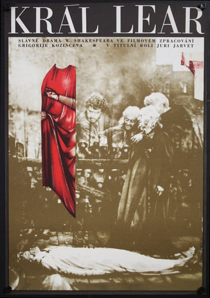 a poster with a red robe