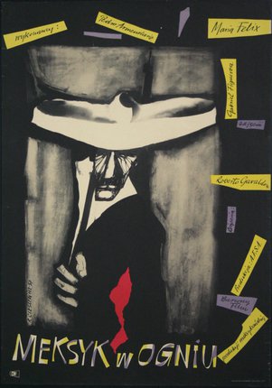 a poster of a man in a sombrero